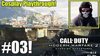 The Ridiculously Hard Favela Mission COD Modern Warfare 2 Remastered Part 3 [upl. by Yrahcaz612]