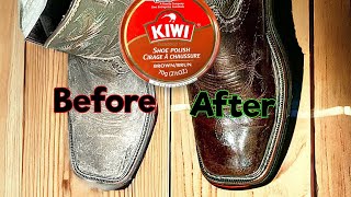 How to Polish Boots Quick and Easy [upl. by Ehttam120]