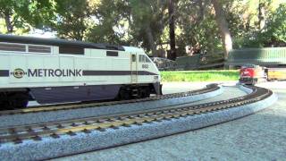 HD My HO Model Train Collection Metrolink Southern Pacific Union Pacific etc [upl. by Castora]