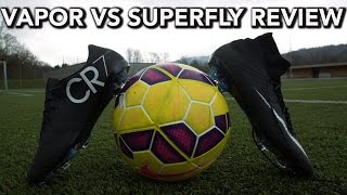 New CR7 Vapor VS Nike Mercurial Superfly Test amp Review 2014 [upl. by Mella]