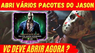 MK Mobile DEU CERTO  Abri Pacote Raro do Jason Pesadelo  Tá bom esse pacote  Abri Vários [upl. by Adnamahs]