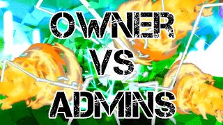 OWNER vs 5 ADMINS EASY  BLOX FRUITS [upl. by Maddi]