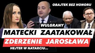 MATECKI RZUCIŁ SIĘ NA DZIENNIKARKĘ – HEJT NAGRYWAŁ❗️ZDERZENIE KACZYŃSKIEGO I OBAJTEK BEZ WSTYDU [upl. by Lavoie]