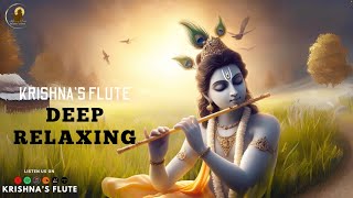 Krishna Flute  Deep Relaxing Music  Sleep Music  Meditation Music Study Calming Music [upl. by Beal19]