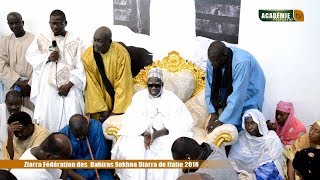 Ziarra Fédération des Dahiras Sokhna Diarra de Italie 2018 [upl. by Osmund]