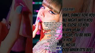 SGLISAS PARTblackpink blinks lisa sg viral viralshort shorts [upl. by Torrey783]