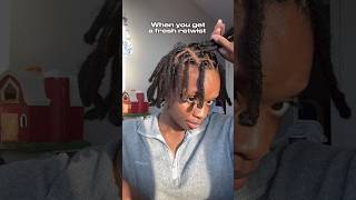 🧖🏽‍♀️Loc Wash Day retwist locjourney naturalhair locs hair hairgrowth locstyles washday [upl. by Eelimaj]