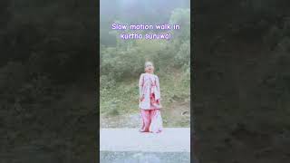 Slow motion walk in kurtha suruwal [upl. by Poppo]