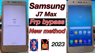 Samsung galaxy j7 max frp bypass  Samsung frp bypass new method 2023 [upl. by Jude]