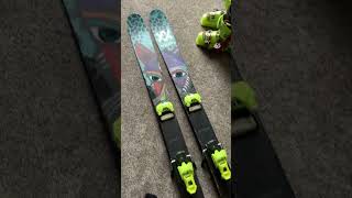 My set up Volkl Revolt Tyrolia attack bindings skiutah skiing winter volkl winter utah [upl. by Alegnaoj]