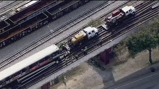 MARTA service disrupted after train derailment [upl. by Illene72]