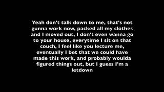 NF Let You Down Lyrics [upl. by Akenna]