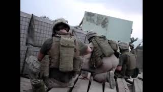 US Marines defend Ramadi against invading AlQaeda Insurgents 2004 [upl. by Akkin278]