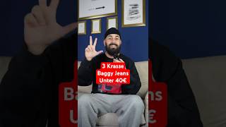 3 KRASSE BAGGY JEANS UNTER 40€ baggyjeans tipps fashionshorts streetwear [upl. by Finny642]