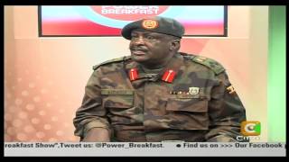 Power Breakfast Interview with Brigadier Peter MagutKDF [upl. by Sherrer377]