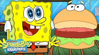 SpongeBobs CRAZIEST Krabby Patties Ever 🍔🤯  60 Minute Compilation  SpongeBobOfficial [upl. by Caprice]