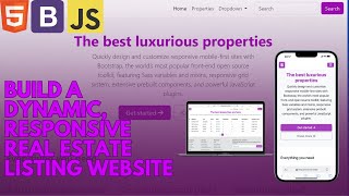 Build a Real Estate Listing Website and master Bootstrap 53 and Data handling [upl. by Aneehsirk219]