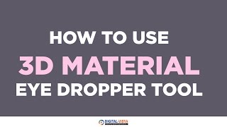 Photoshop 3d material eyedropper tool  Tutorial [upl. by Leunamnauj]