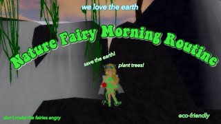 Nature Fairy Morning Routine in Roblox Royale High [upl. by Harwin]