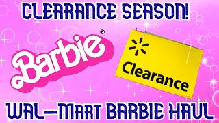 Hurray Clearance Season  WalMart Barbie Toy Haul  Adult Collector Review [upl. by Monafo]