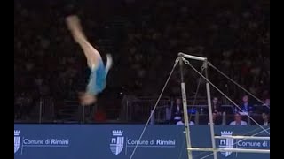 NATHALIE WESTLUND UNEVEN BARS 2024 RIMINI EUROPEAN CHAMPIONSHIPS EVENT FINAL [upl. by Ettevi104]