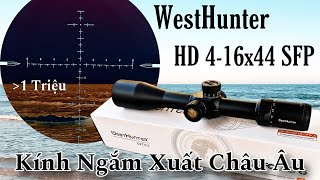 Siêu Phẩm Kính Ngắm Westhunter HD 416x44 SFP Có Hàng  Kính Ngắm Xuất Châu Âu Ngon Trong Tầm Giá [upl. by Alikahs]