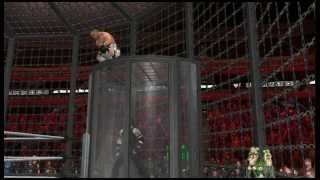 WWE SvR 2011 Glitch  Tutorial  How To  The Elimination Chamber Glitch  Get IN amp Ontop Glitch [upl. by Hathaway163]