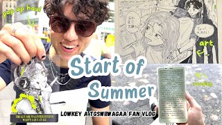 Start of Summer Antics  Art vlog tgswiiwagaa fair draw with me Boox Palma [upl. by Curnin]