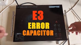 Infrared cooker E3 error Capacitor  Solved part 2 [upl. by Terryl154]