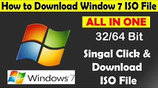 How to Download All Versions of Windows 7 ISO in 2024 How to Create Windows 7 Multi Edition ISO USB [upl. by Cochrane]