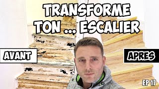 Transforme ton escalier  EP17  Parquet Quickstep Point P [upl. by Darmit]