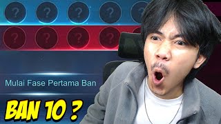 SEKARANG SISTEM 10 BAN SUDAH BERLAKU  AUTO SEREPET CUY   Mobile legends [upl. by Lidaa]