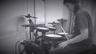 Siouxsie And The Banshees  Spellbound Drum Cover [upl. by Areem862]