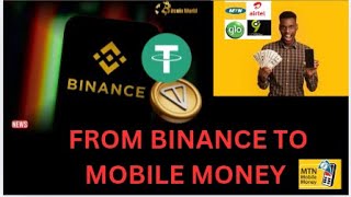 How to transfer money from Binance to Mobile Money in 3 min  stepbystep guide [upl. by Ruprecht]