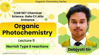 Photochemistry lec 5  Norrish type 2 Reaction [upl. by Siward]