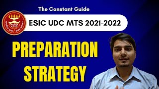 How To Prepare For ESIC UDC  MTS  Complete Strategy For Beginners [upl. by Savage]