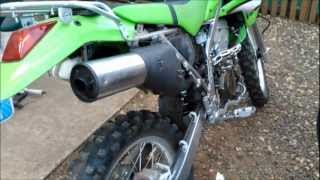 KLX 250 modified exhaust [upl. by Torey]