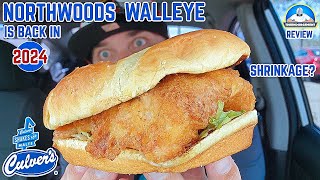 Culvers® Northwoods Walleye Fish Sandwich Review 🐟  Is It Shrinking  theendorsement [upl. by Trudey]