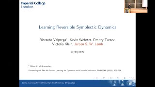 Learning Reversible Symplectic Dynamics [upl. by Alleacim322]