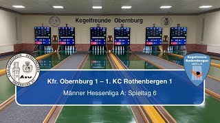 Kegelfreunde Obernburg 1  1 KC Rothenbergen  Männer Hessenliga A [upl. by Aneehsal120]