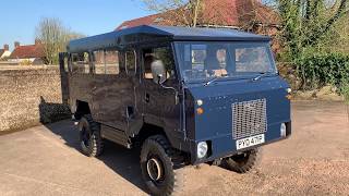 land rover 101FC gunbus shoot wagon for sale walkaround [upl. by Ydnamron828]