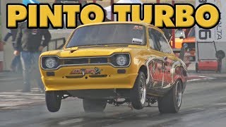 Pinto Turbo Mk1 Escort at Hal Far Raceway [upl. by Llabmik]