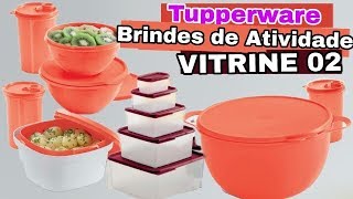 BRINDES DE ATIVIDADE  VITRINE 022018 TUPPERWARE [upl. by Karylin128]