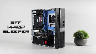 We Built A Small Form Factor Sleeper Gaming PC That Crushes 1440P [upl. by Kensell]