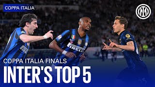 COPPA ITALIA FINALS  TOP 5 GOALS ⚽⚫🔵 [upl. by Kondon]