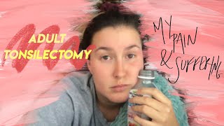 DAILY VLOG  tonsillectomy at 21  recovery tips weight loss etc [upl. by Nikki]