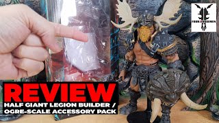 HalfGiant e Ogre Scale Acessories Mythic Legions Action Figure Review PTBR [upl. by Vastha]