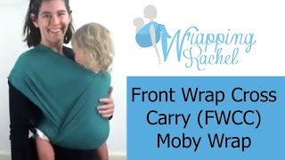 Front Wrap Cross Carry FWCC with a Moby Wrap [upl. by Adrianne322]