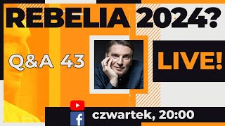 Rebelia 2024  Tomasz Lis LIVE [upl. by Warton]