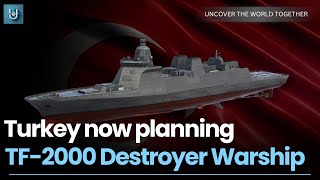 Turkey makes changes to planned TF2000 air defense ship [upl. by Nyrehtac]